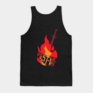 Rest Here Bonfire Firelink Tank Top